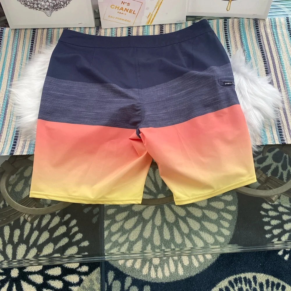 Nwt MENS O'Neill Blue and Orange Board Shorts